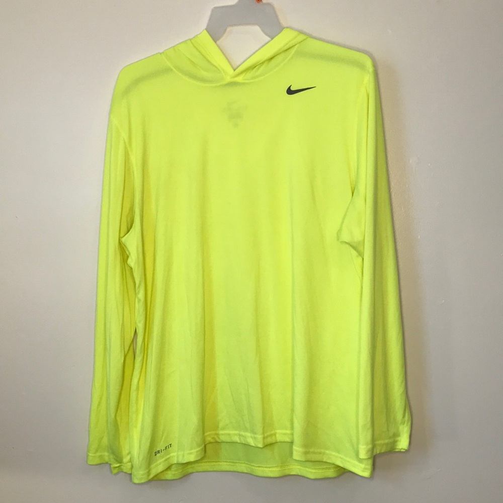 Fluorescent yellow Nike long sleeve